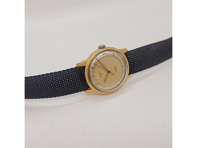 Vintage plato goldfilled mechanisch horloge - afbeelding 6 van  8