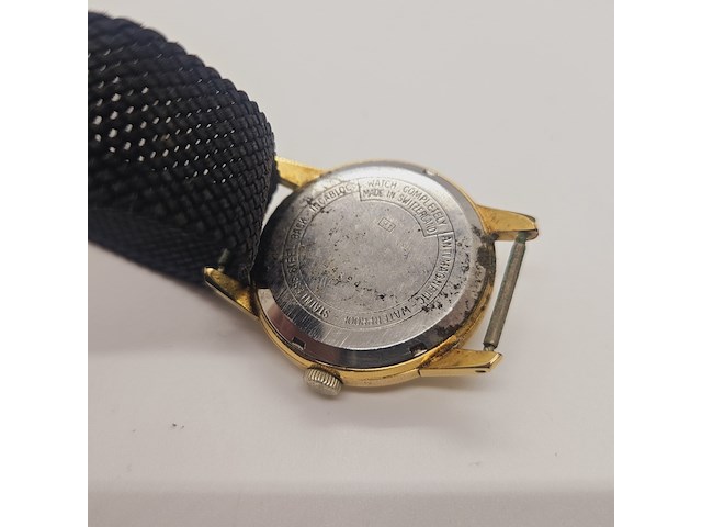 Vintage plato goldfilled mechanisch horloge - afbeelding 8 van  8