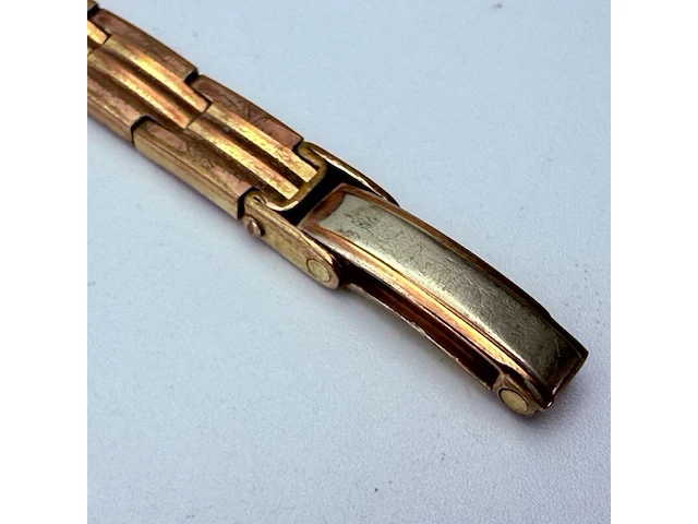 Vintage pontiac coquet goldplated mechanisch dameshorloge - afbeelding 6 van  7