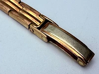 Vintage pontiac coquet goldplated mechanisch dameshorloge - afbeelding 6 van  7