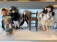 Vintage porseleinen poppen - afbeelding 1 van  7