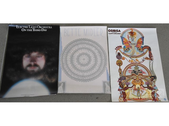 Vintage posters muziekalbum - afbeelding 1 van  7