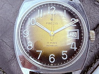 Vintage précis 17 rubis incabloc mechanisch horloge - afbeelding 1 van  8