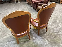 Vintage queen anne stoel (2x) - afbeelding 4 van  4