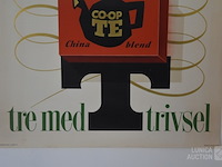 Vintage reclame poster "thee" - afbeelding 3 van  5