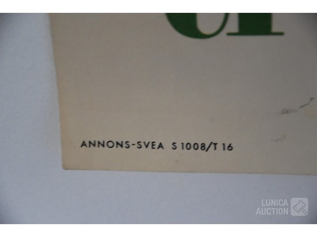 Vintage reclame poster "thee" - afbeelding 5 van  5