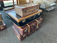 Vintage reiskoffer (4x) - afbeelding 4 van  4