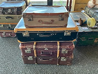 Vintage reiskoffer (4x) - afbeelding 1 van  4