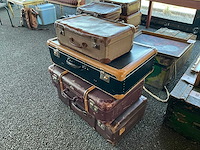 Vintage reiskoffer (4x) - afbeelding 2 van  4