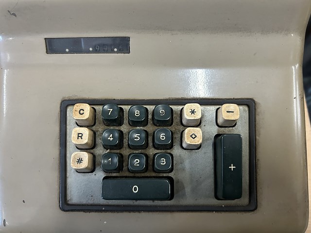 Vintage rekenmachine nisa - afbeelding 5 van  5