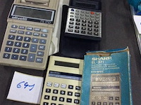 Vintage rekenmachines - afbeelding 1 van  3