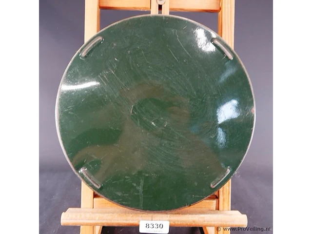 Vintage rond metalen heineken dienblad uit de jaren 70 of 80 - afbeelding 5 van  5