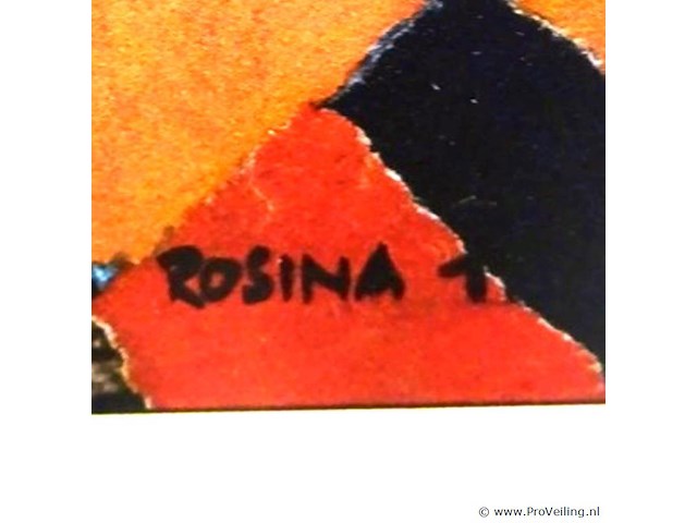 Vintage rosina wachtmeister 1980's music flute print / poster harlequin mask collage silver - afbeelding 4 van  5