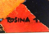 Vintage rosina wachtmeister 1980's music flute print / poster harlequin mask collage silver - afbeelding 4 van  5