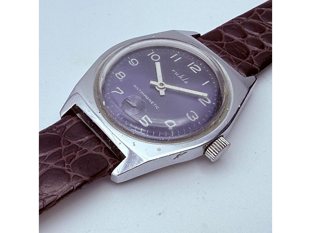 Vintage ruhla antimagnetic mechanisch horloge - afbeelding 2 van  8