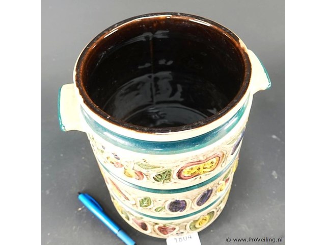 Vintage rumtopf uit west-duitsland, waarschijnlijk uit de jaren 60 of 70 - afbeelding 3 van  5