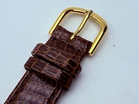 Vintage sandoz mechanisch horloge met goudkeurmerk - afbeelding 5 van  9