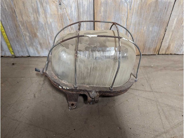 Vintage scheepslamp - afbeelding 2 van  2