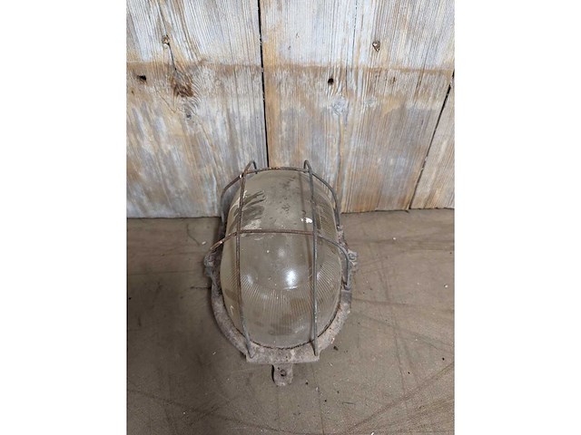 Vintage scheepslamp - afbeelding 1 van  1