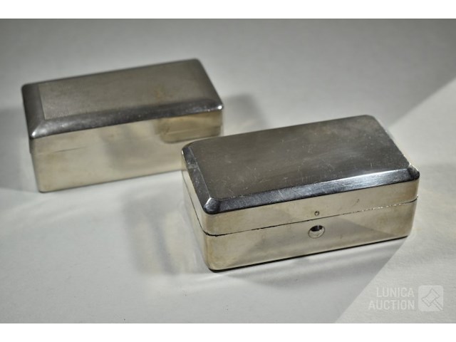 Vintage scheermesopbergdoosjes - afbeelding 1 van  4