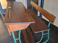 Vintage schoolbank - afbeelding 2 van  4