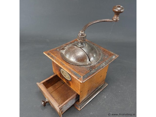 Vintage schootkoffiemolen - afbeelding 4 van  5