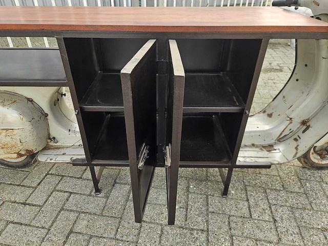 Vintage scooter bar - 250 x 66 x 105 cm - afbeelding 12 van  24