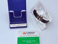 Vintage seiko/lorus y757-5050 lcd tennis game watch - afbeelding 6 van  8