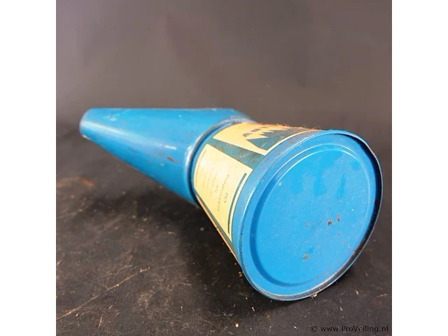 Vintage shell anti-freeze schenkkan uit de automobilia-verzamelwereld (vaak een halve pint of pint maat), gebruikt in de mid-20e eeuw om antivries in autokoelers te gieten - afbeelding 6 van  6