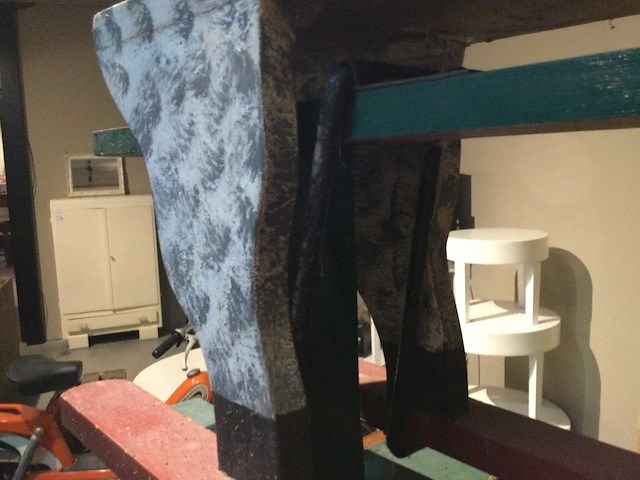 Vintage speelgoed hobbelpaard - afbeelding 2 van  3