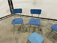 Vintage stoelen en kruk - afbeelding 5 van  6