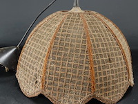 Vintage stoffen (en stoffige :-)) lampenkap - afbeelding 1 van  5