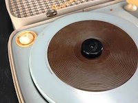 Vintage supraphon ge080 draagbare kofferplatenspeler uit tsjechoslowakije, geproduceerd rond 1960 door tesla/supraphon (niet getest) - afbeelding 5 van  8
