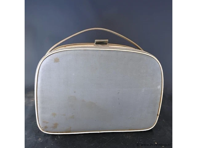 Vintage supraphon ge080 draagbare kofferplatenspeler uit tsjechoslowakije, geproduceerd rond 1960 door tesla/supraphon (niet getest) - afbeelding 8 van  8