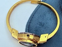 Vintage swiss made edelweiss bangle horloge - afbeelding 3 van  8