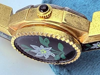 Vintage swiss made edelweiss bangle horloge - afbeelding 6 van  8