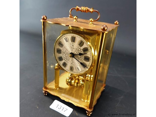 Vintage tafelklok - afbeelding 2 van  5