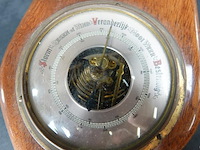 Vintage teakhouten weerstation - afbeelding 4 van  4