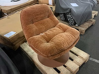 Vintage terra draai fauteuil - afbeelding 2 van  7