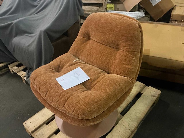 Vintage terra draai fauteuil - afbeelding 4 van  7