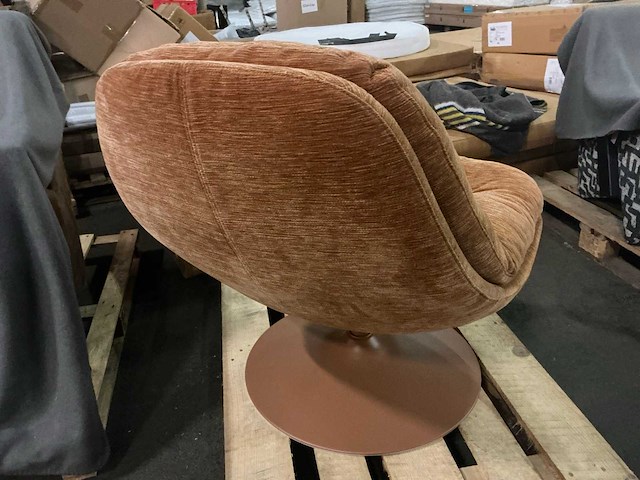 Vintage terra draai fauteuil - afbeelding 7 van  7