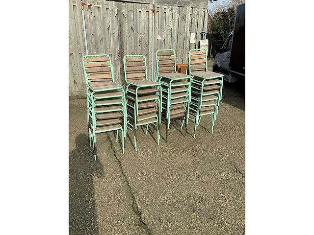 Vintage terrace chair (30x) - afbeelding 2 van  4