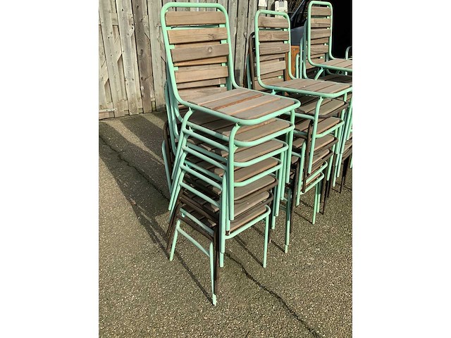 Vintage terrace chair (30x) - afbeelding 3 van  4