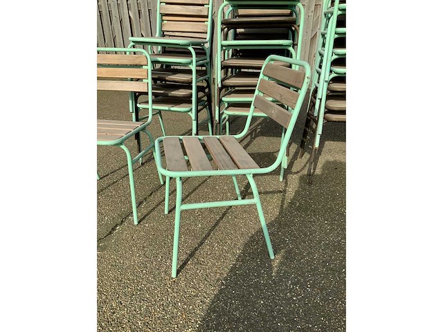 Vintage terrace chair (30x) - afbeelding 4 van  4