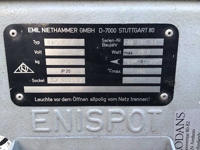 Vintage theaterverlichting - afbeelding 4 van  4