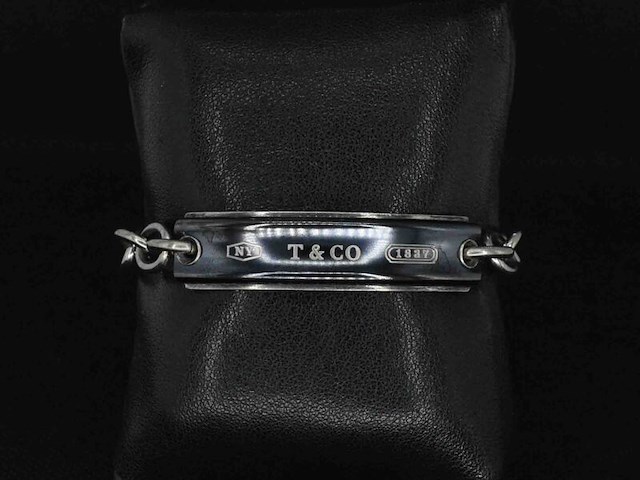 Vintage tiffany & co armband met titanium - afbeelding 3 van  5