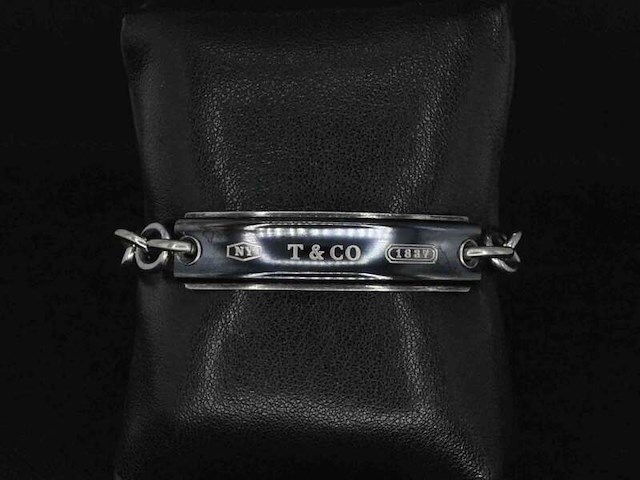 Vintage tiffany & co armband met titanium - afbeelding 3 van  6