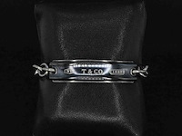 Vintage tiffany & co armband met titanium - afbeelding 3 van  6