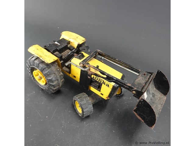 Vintage tonka xmb-975 tractor met voorlader - afbeelding 4 van  5