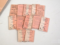 Vintage treinkaartjes - afbeelding 1 van  3